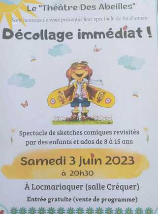 Spectacle de fin d'année du "Théâtre des abeilles"