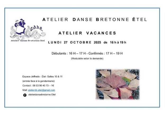 Atelier de danse bretonne