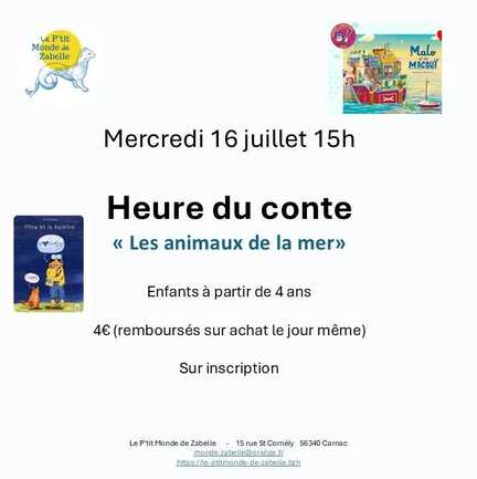 heure conte 16 juillet