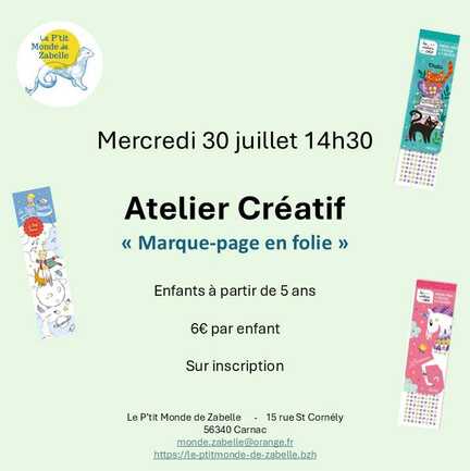 atelier créatif