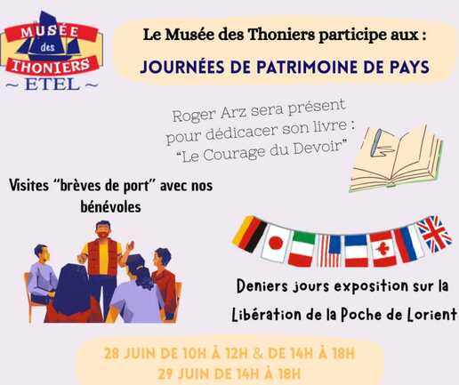 Le Musée des Thoniers participe aux Journées de Patrimoine de Pays & des Moulins