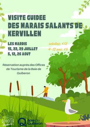 Visite guidée des marais salants de Kervillen