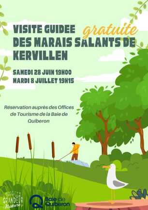 Visite guidée des marais salants de Kervillen