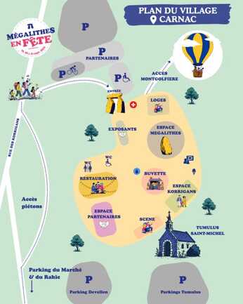 Plan village Carnac
