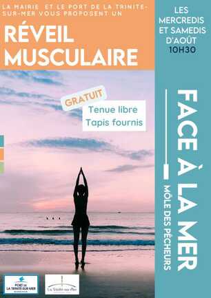 Réveil musculaire face à la mer