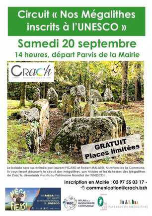 Circuit « Nos Mégalithes inscrits à l’UNESCO »