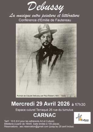 29 avril_ conférence DEBUSSY Art et Culture Carnac