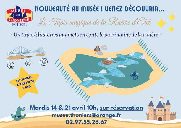 Nouveauté ! Venez découvrir le Tapis magique de la rivière d’Etel
