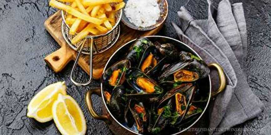 Affiche moules frites