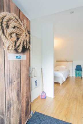 Gîte La Petite Presquile - Entrée chambre Anaïs