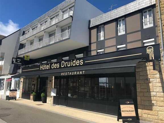 Façade Hôtel des Druides Quiberon Morbihan Sud