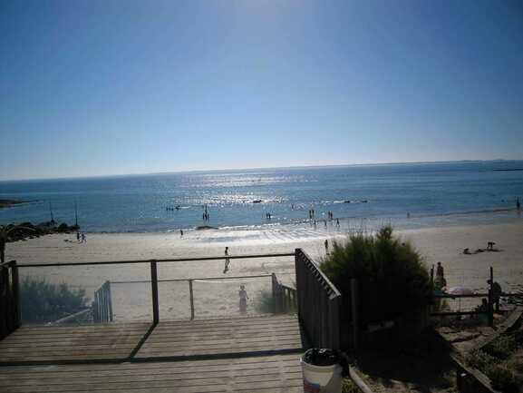 La Plage de kervilen au bord du camping