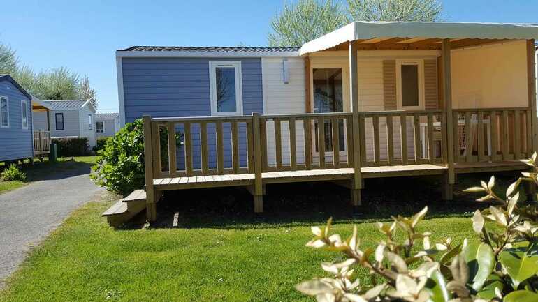Mobil-home 4-5 places terrasse couverte