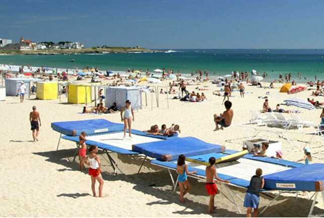 la Grande Plage de Quiberon Morbihan Bretagne Sud