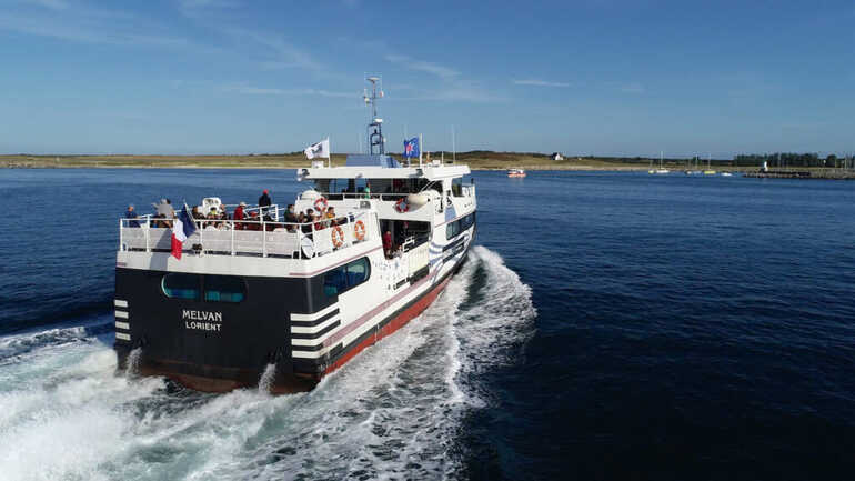 Quiberon_BreizhGo Océane_Melvan en mer (Île d'Hoëdic)