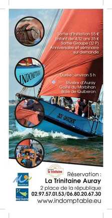 L'Indomptable Bateau du Patrimoine-Auray-Morbihan Bretagne Sud