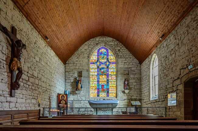Chapelle Sainte Barbe-intérieur-Plouharnel-Morbihan-Bretagne-Sud