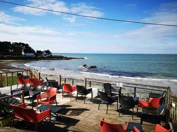 Aux Terrasses de la Plage - La-Trinité-Sur-Mer- Morbihan-Bretagne-Sud 