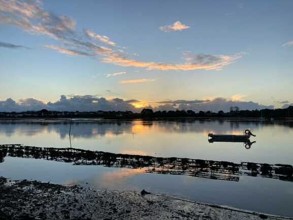 Belz - Larmor Ostrea - Coucher de soleil