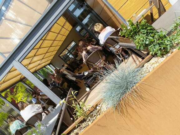 terrasse animée
