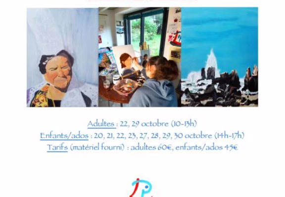 Stage adulte : Dessin et peinture à l'huile "Les Peintureux"