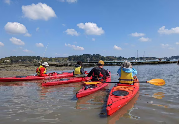 Varech_Kayak_4_Départ en randonnée accompagnée